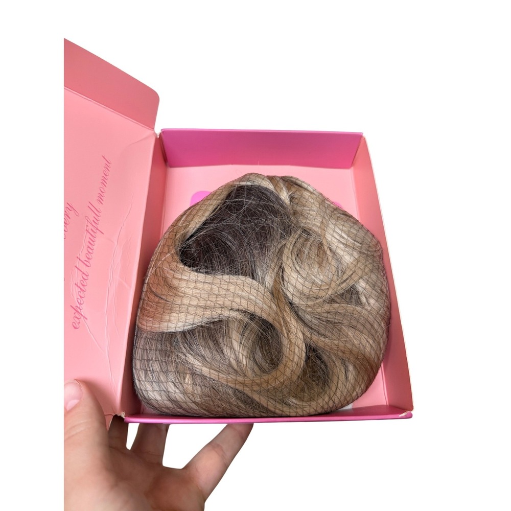 Wavy Clip-In Hair Extension - Ash Brown Balayage - Picture 6 of 7